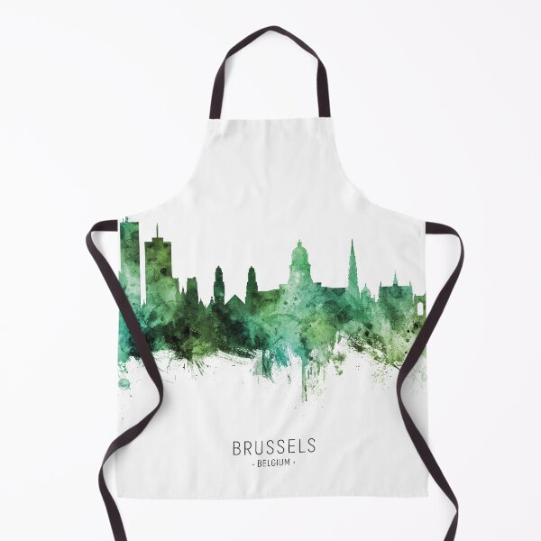 Item preview, Brussels Belgium Skyline designed and sold by ArtPrints.