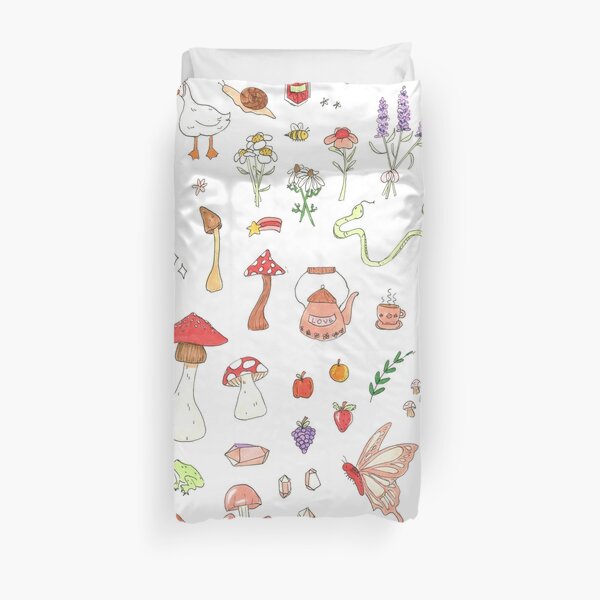 cottagecore collage Duvet Cover