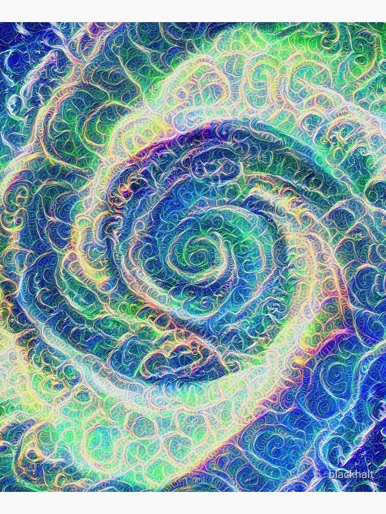 Vortex dragon #DeepDream B by blackhalt