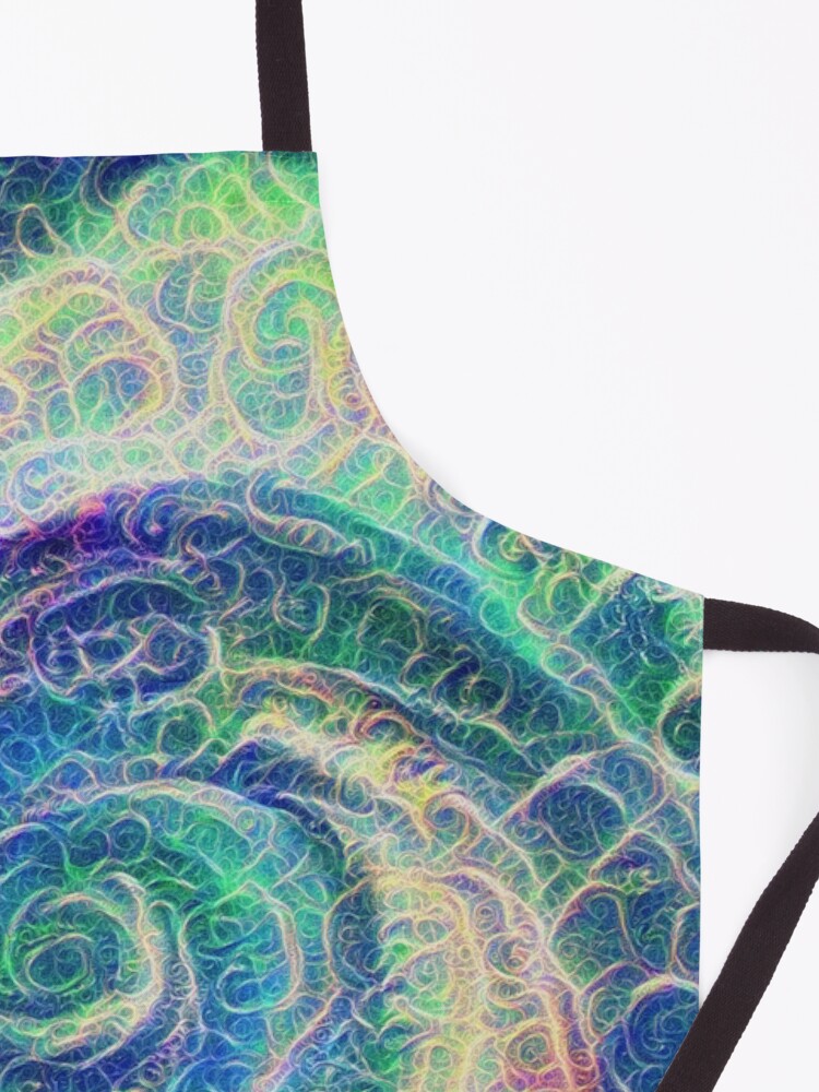 Alternate view of Vortex dragon #DeepDream B Apron