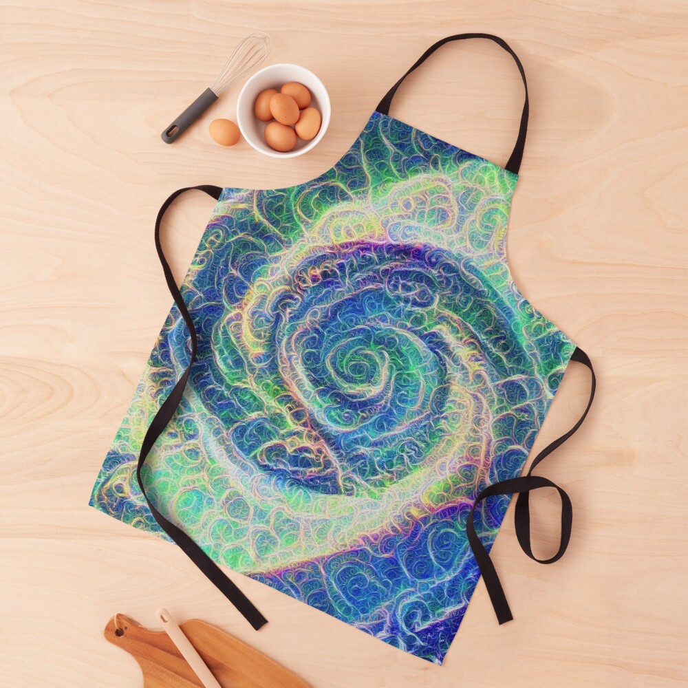 Vortex dragon #DeepDream B Apron