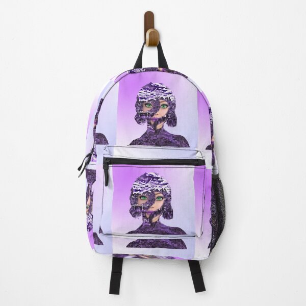 Item preview, Green eyes in purple landscape designed and sold by Art-by-Cassy.