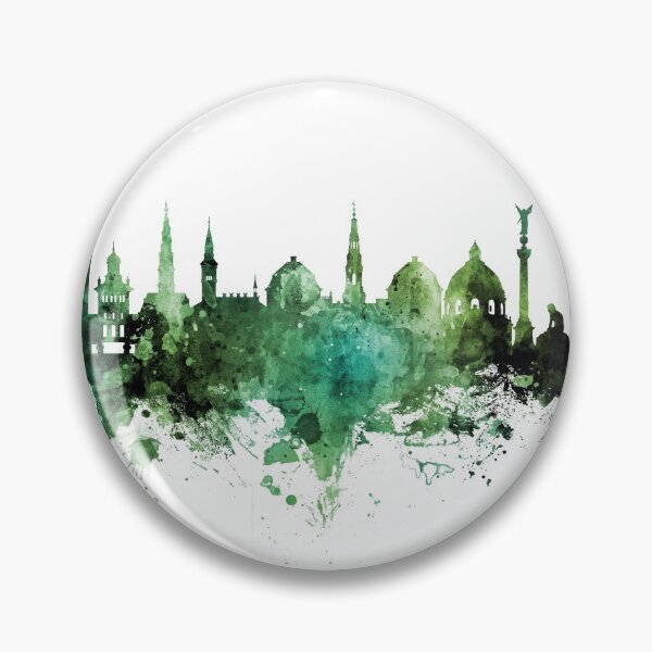 Artikelvorschau, Copenhagen Denmark Skyline entworfen und verkauft von ArtPrints.