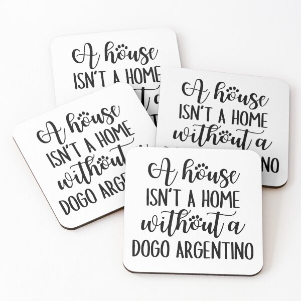Item preview, A house is not a home without a Dogo argentino designed and sold by good vibes clothing.