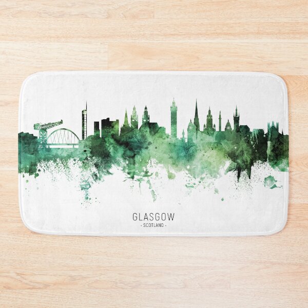 Item preview, Glasgow Scotland Skyline designed and sold by ArtPrints.