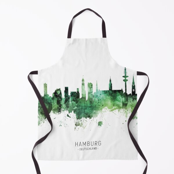 Artikelvorschau, Hamburg Germany Skyline entworfen und verkauft von ArtPrints.