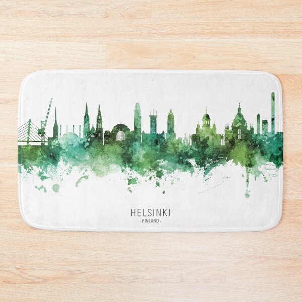 Item preview, Helsinki Finland Skyline designed and sold by ArtPrints.