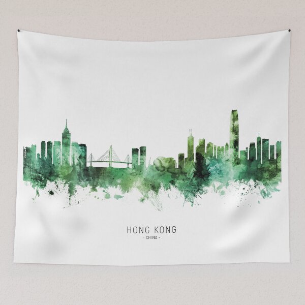 Artikelvorschau, Hong Kong Skyline entworfen und verkauft von ArtPrints.