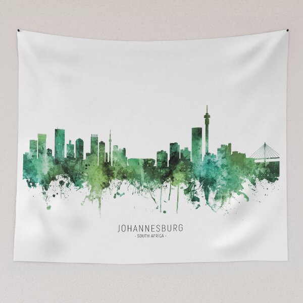 Item preview, Johannesburg South Africa Skyline designed and sold by ArtPrints.