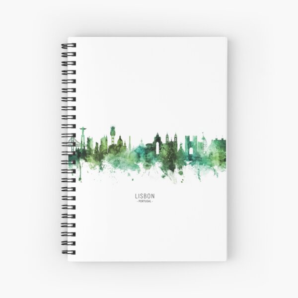 Aperçu de l'œuvre Lisbon Portugal Skyline créée et vendue par ArtPrints.