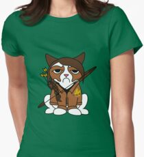 Grumpy Katniss Women's Fitted T-Shirt