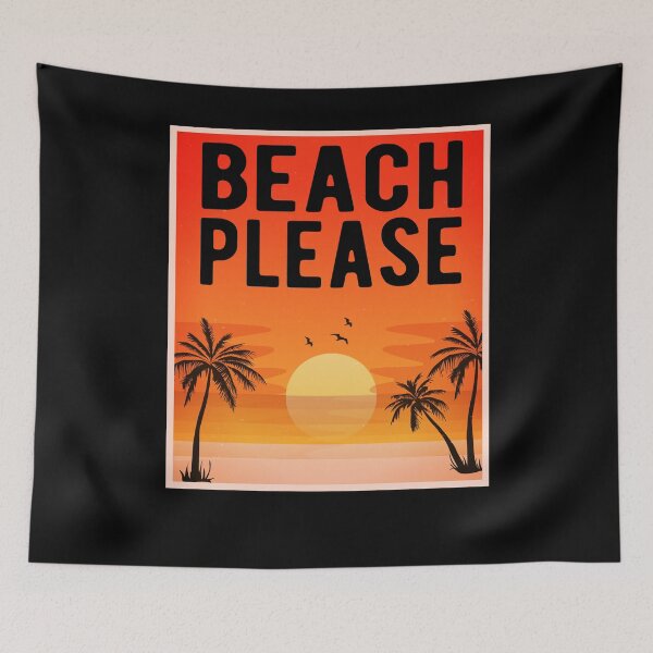 Item preview, Beach Please Holiday Sunset designed and sold by shirtystar.