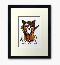 Grumpy Katniss Framed Print