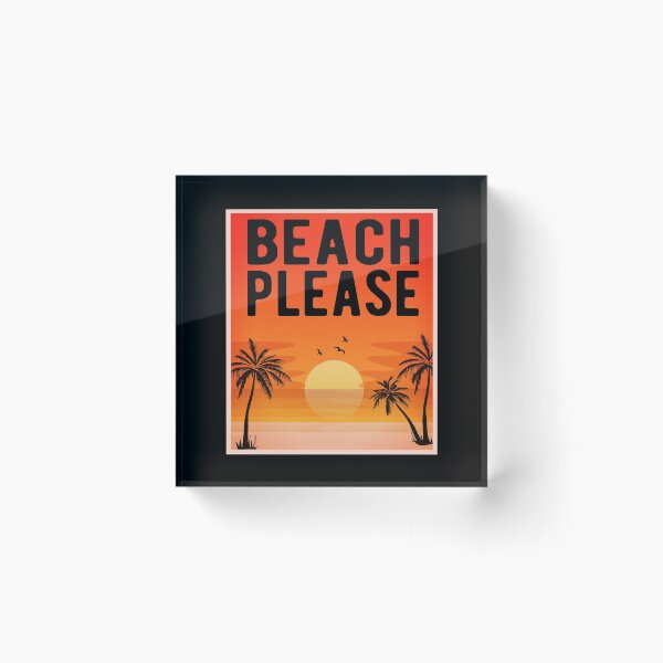 Item preview, Beach Please Holiday Sunset designed and sold by shirtystar.