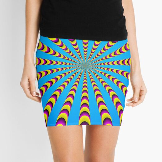 Optical iLLusion - Abstract Art, Mini Skirt