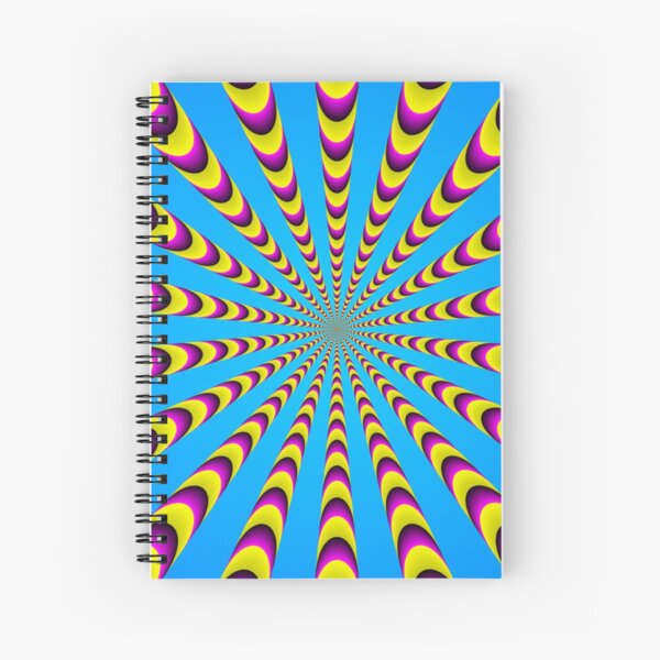 Optical iLLusion - Abstract Art, Spiral Notebook