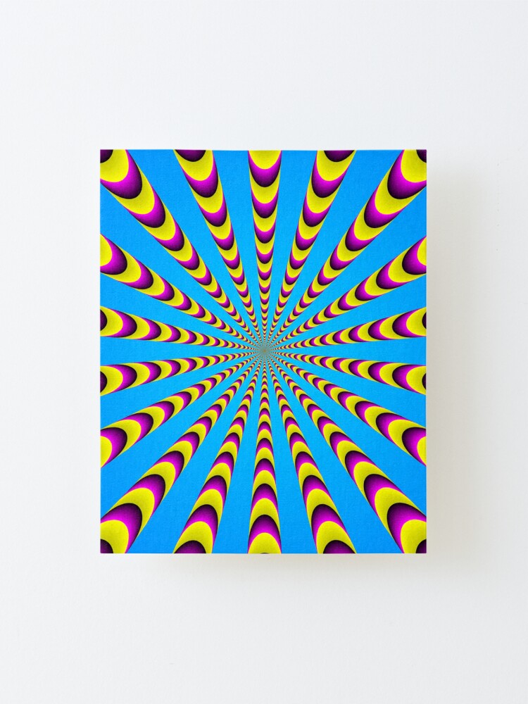 Alternate view of Optical iLLusion - Abstract Art, Mounted Print