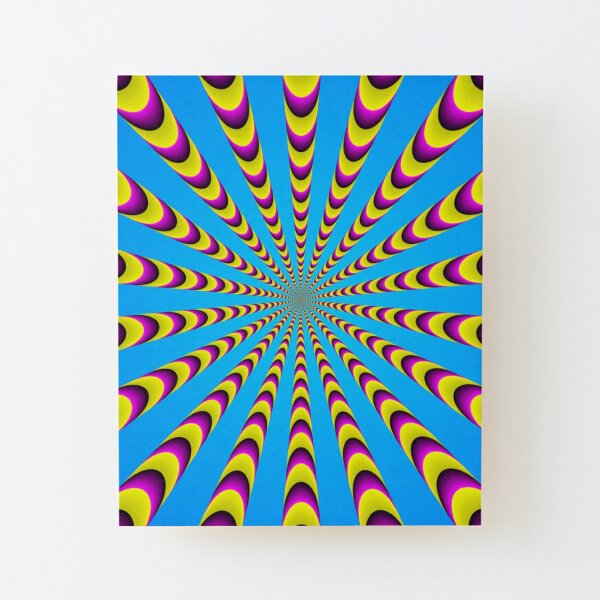 Optical iLLusion - Abstract Art, Wood Mounted Print