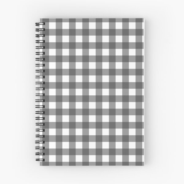 Item preview, Shark grey modern gingham pattern, modern minimal design designed and sold by UDDesign.