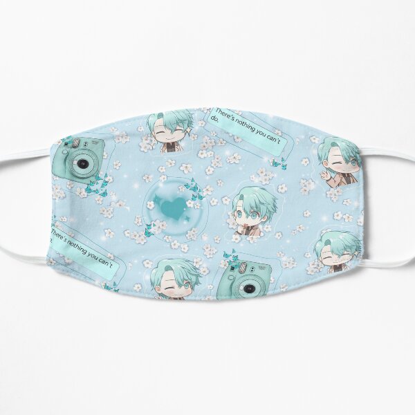Jihyun Kim ( or V ) cute design Flat Mask