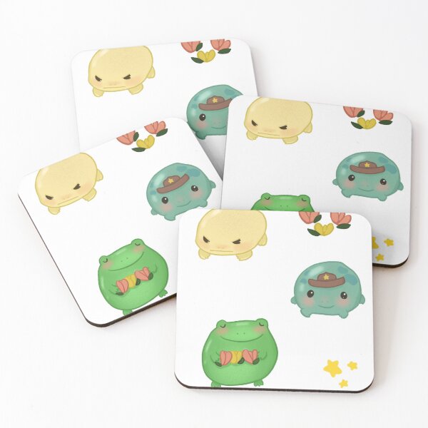 Item preview, round froggy sticker pack designed and sold by lyndseypanini.