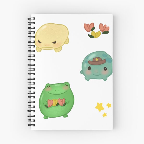 Item preview, round froggy sticker pack designed and sold by lyndseypanini.