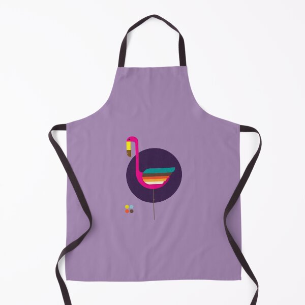 Item preview, Geometric Flamingo illustration grain style designed and sold by dinsorsidum.