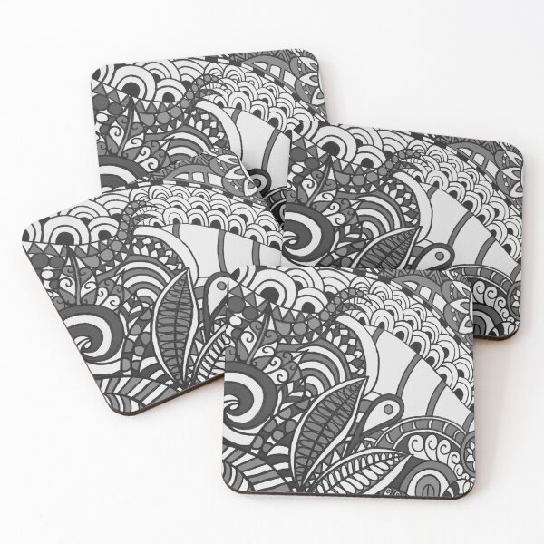Item preview, Doodle Art Black and White designed and sold by -OHA-.