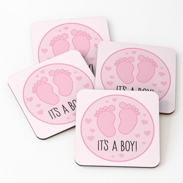 Item preview, It's A Boy Pink designed and sold by PeppaThePenguin.