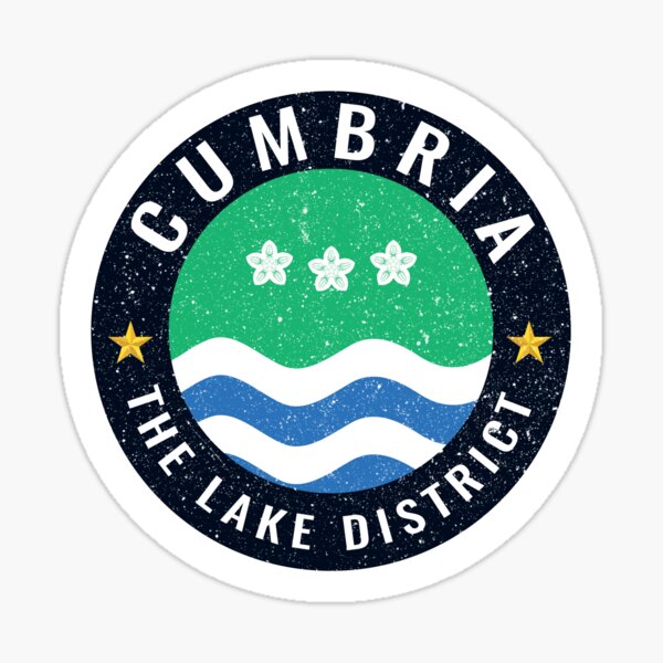 The Lake District - Cumbria Flag Sticker