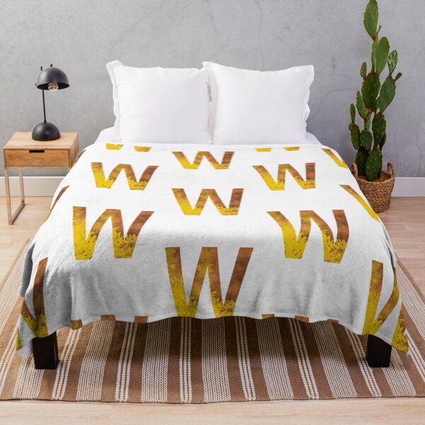 Item preview, Monogram W - Bold and Floral designed and sold by misterletterman.