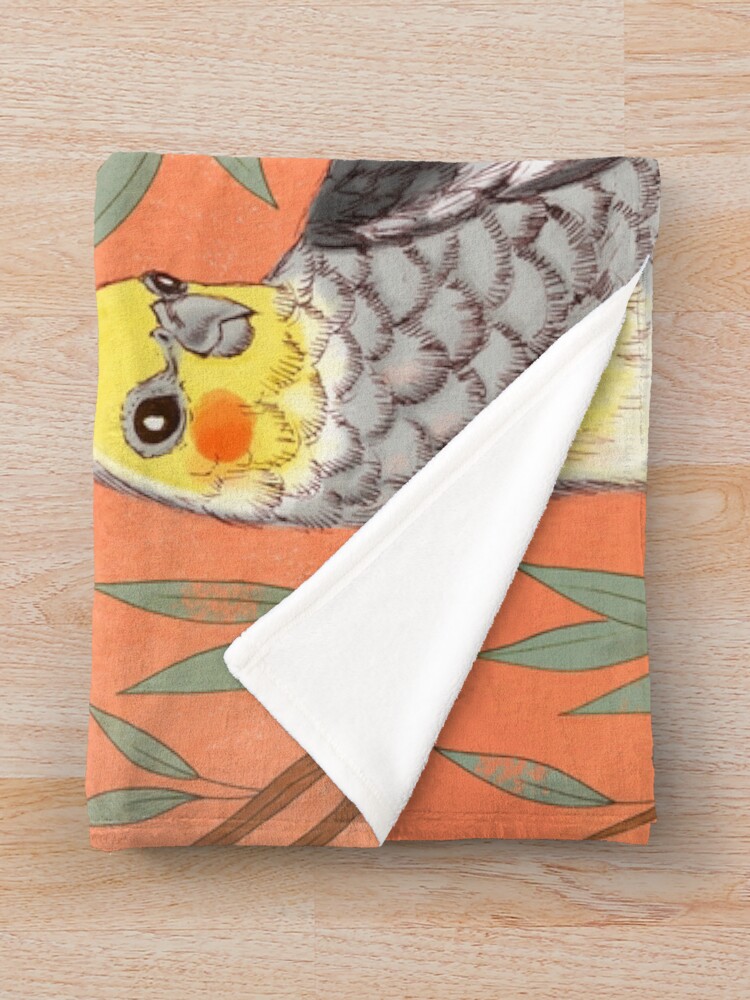 "Cockatiel Fun" Throw Blanket for Sale by FireRabbit Redbubble