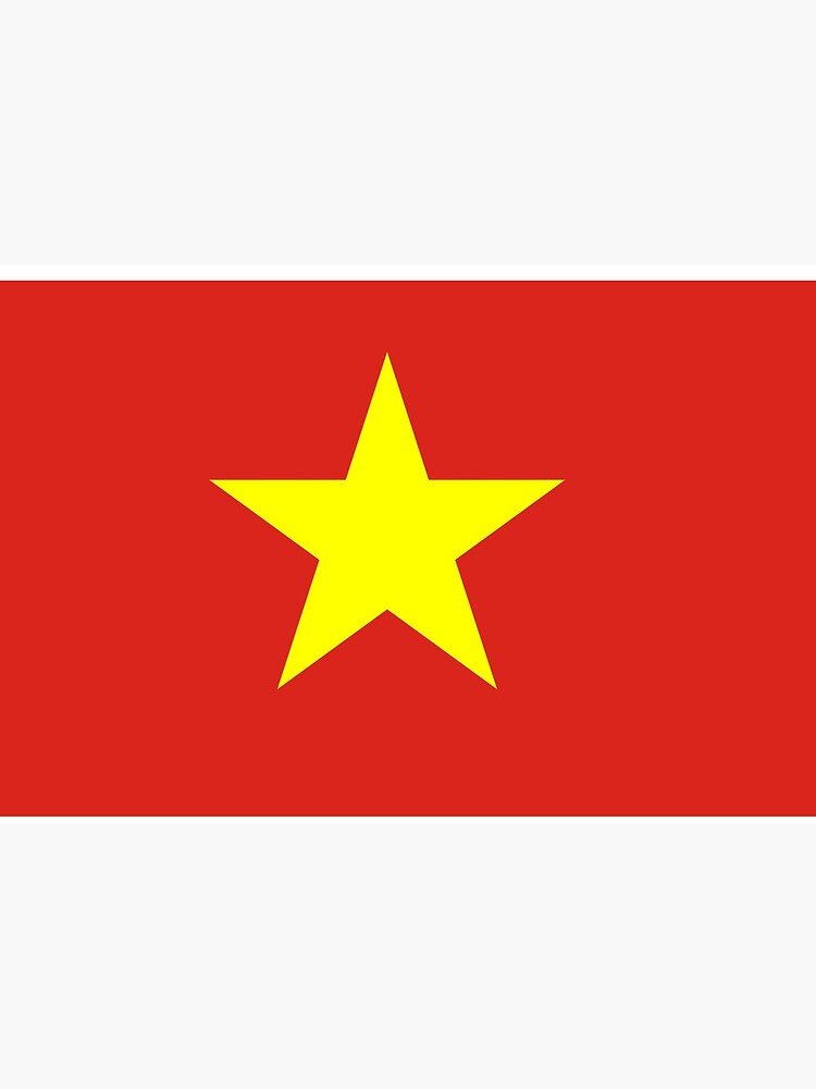 Vietnam Flag Face Mask by ds-4
