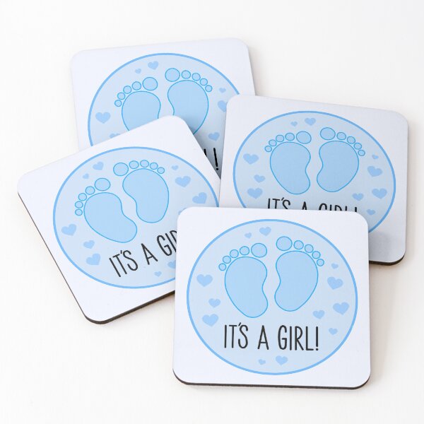 Item preview, It's A Girl Blue designed and sold by PeppaThePenguin.