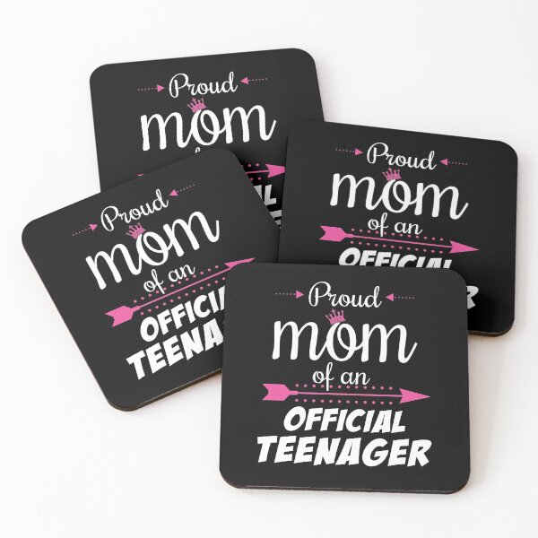 Item preview, Proud Mom of An Official Teenager Funny 13 Years Old 13th Birthday Mom Gift designed and sold by Md. Manjur Ahamed.
