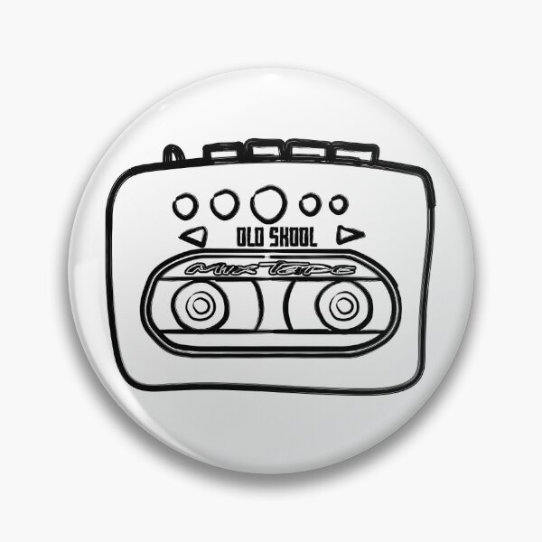 Item preview, Old Skool Cassette Player Mixtape Design designed and sold by onjcdesign.