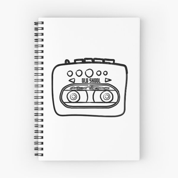 Item preview, Old Skool Cassette Player Mixtape Design designed and sold by onjcdesign.