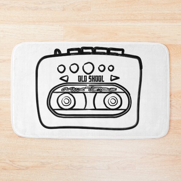 Item preview, Old Skool Cassette Player Mixtape Design designed and sold by onjcdesign.