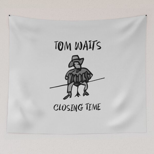 Item preview, Tom Waits - Closing Time - BW 1 designed and sold by BlackLineWhite.