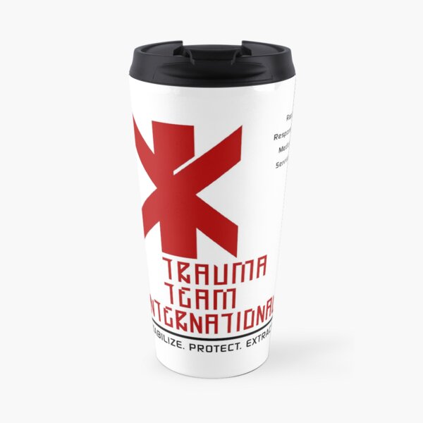 Cyberpunk Trauma Team International Travel Mug
