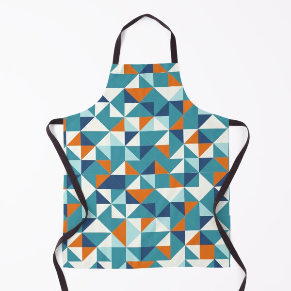 Item preview, Teal and Orange Geometric Design designed and sold by AtarangiDesigns.