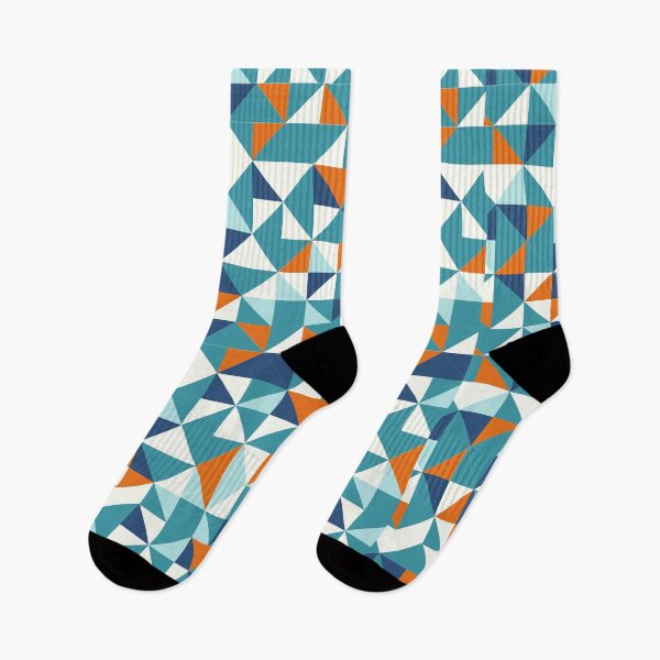 Item preview, Teal and Orange Geometric Design designed and sold by AtarangiDesigns.
