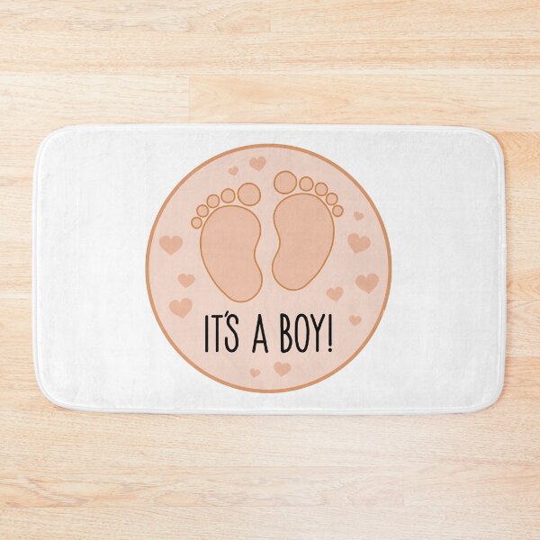 Item preview, It's A Boy Beige Orange Neutral designed and sold by PeppaThePenguin.