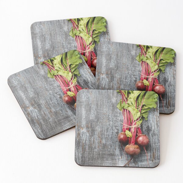 Item preview, Bundle of fresh organic farmer young beetroots on dark scratched background, top view. designed and sold by dariazu.