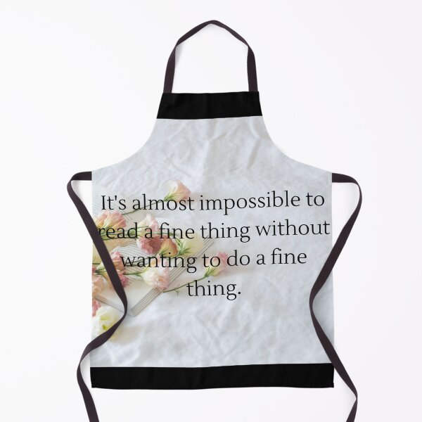 Item preview, Colleen Ballinger- Its almost impossible to read a fine thing without wanting to do a fine thing designed and sold by Sanskrati.