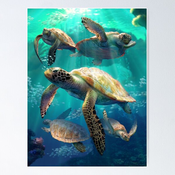 Item preview, Sea Turtles designed and sold by DavidPenfound.