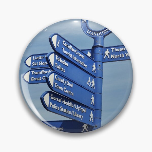 Item preview, Llandudno directions sign designed and sold by Frank  Irwin.