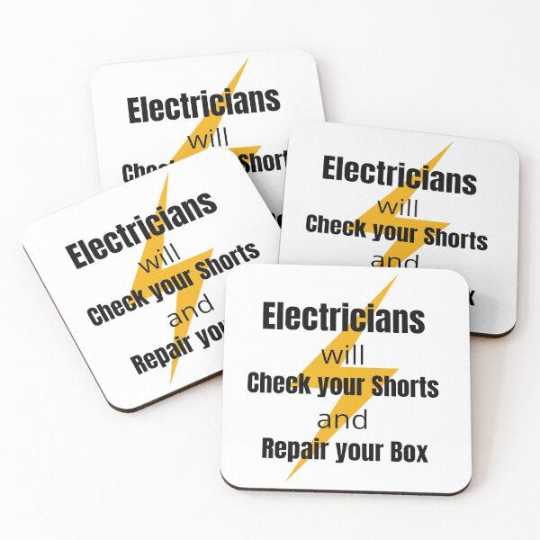 Item preview, Electricians Check your Shorts and Repair your Box designed and sold by TeeZoneZtore.
