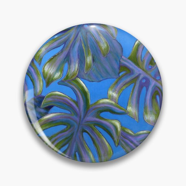 Item preview, Tropical cheese plant, monstera botanical art painting designed and sold by Marion Yeo.