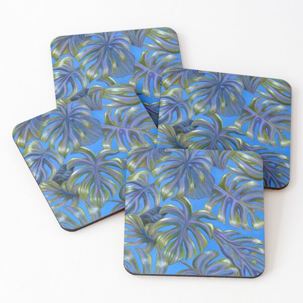 Item preview, Tropical cheese plant, monstera botanical art painting designed and sold by Marion Yeo.